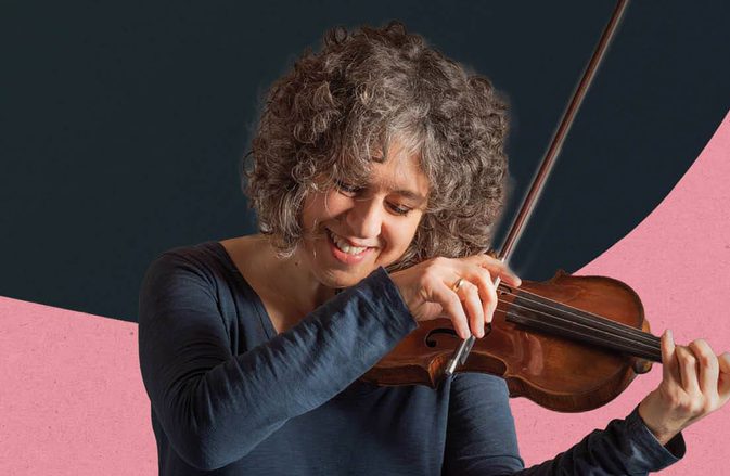 Stephanie Gonley plays the violin.