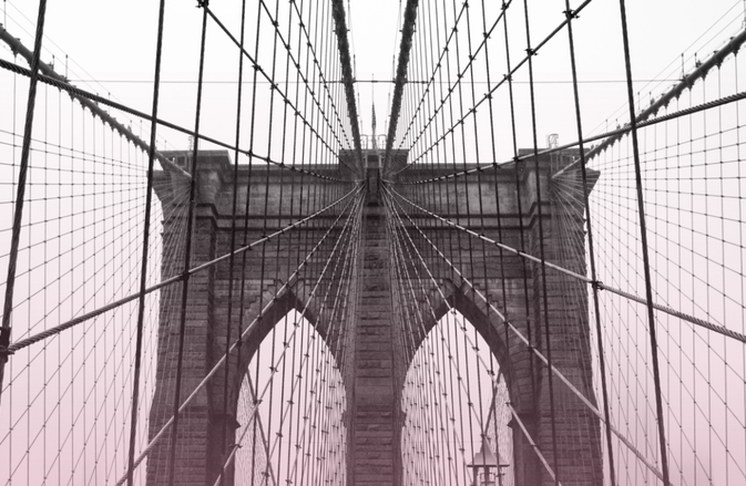 A cross section photograph of a bridge