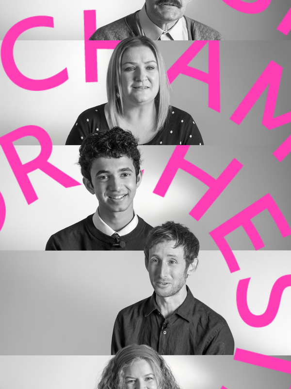 All particpants in the Music for Life films headshots.