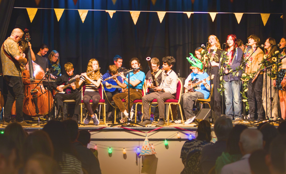 Vibe in the Borders group play in Melrose