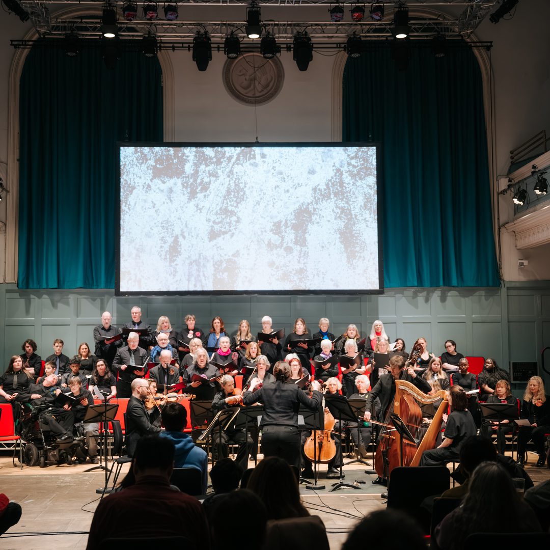 Craigmillar singers come together under the direction of Moira Morrison