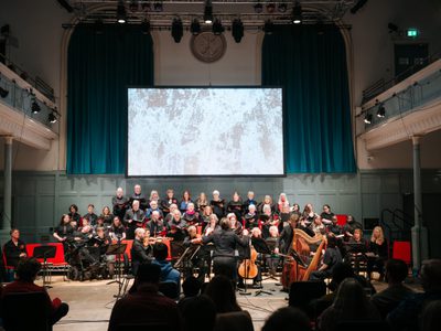 Craigmillar singers come together under the direction of Moira Morrison