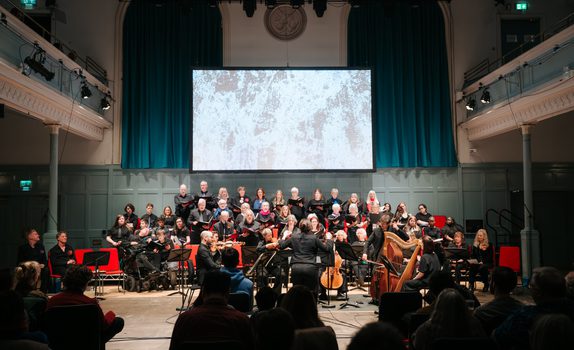 Craigmillar singers come together under the direction of Moira Morrison