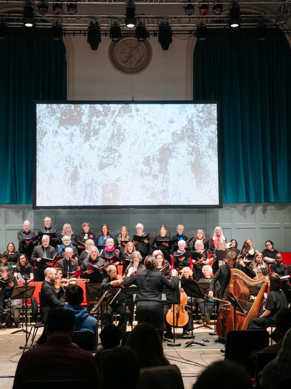 Craigmillar singers come together under the direction of Moira Morrison