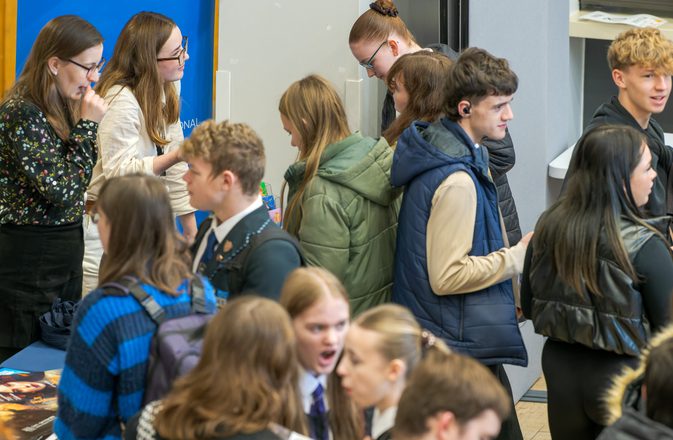 Students attend and event