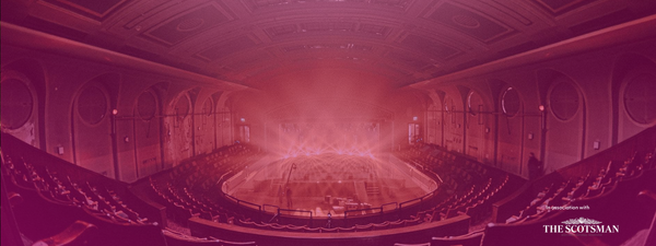 Leith Theatre with pink overlay