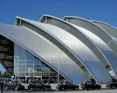 The SEC Armadillo building in Glasgow.