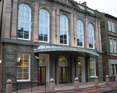 Webster Memorial Theatre in Arbroath, photographed from the street.